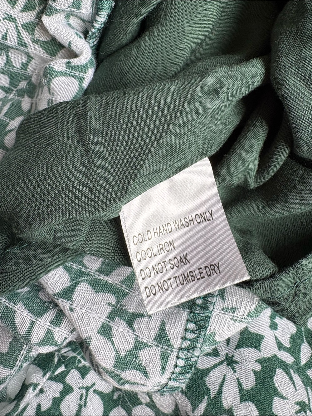 Princess Polly Green Nimmo Floral Ruffle V Neck Mini Faux Wrap Dress size 4 - Picture 11 of 12